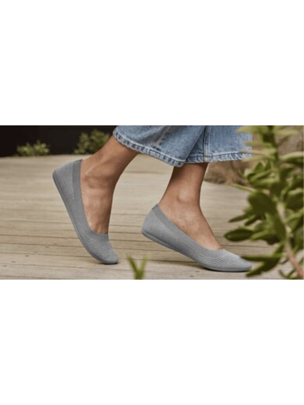 Allbirds Women's Grey Tree Breezers Flats - Size 7